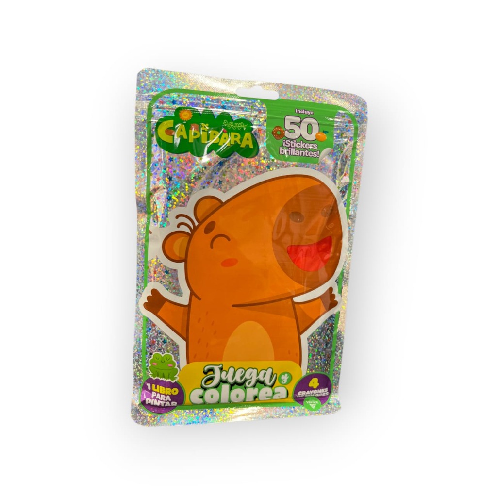 JUEGA Y COLOREA + LIBRO PINTAR N*10 CAPIBARA